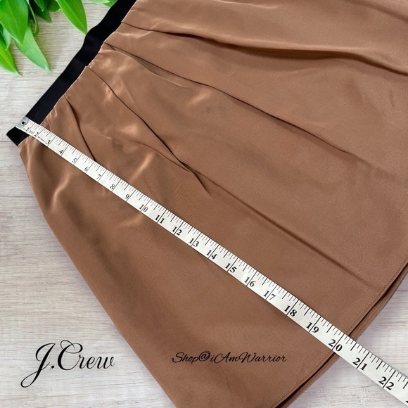 J.Crew NWT RARE Silk crepe de chine pleated mini skirt *shop@iamarrior - Picture 10 of 13